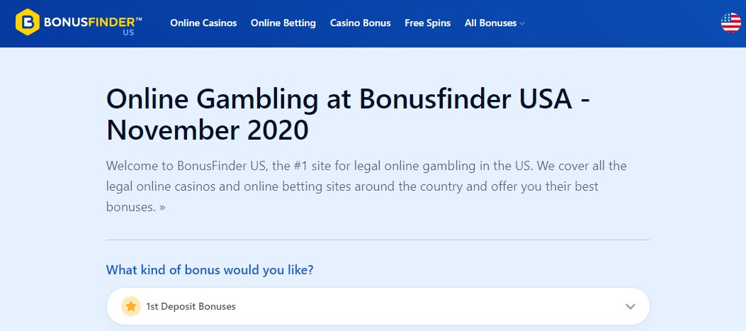 BonusFinder acquires affiliate license in Michigan